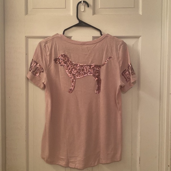 Victoria’s Secret Pink short sleeve V-neck T-shirt - Picture 1 of 3